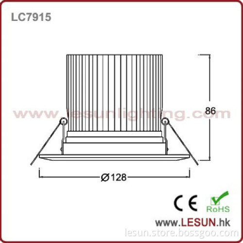 High CRI 15W sharp cob ceiling lamp recessed LC7915